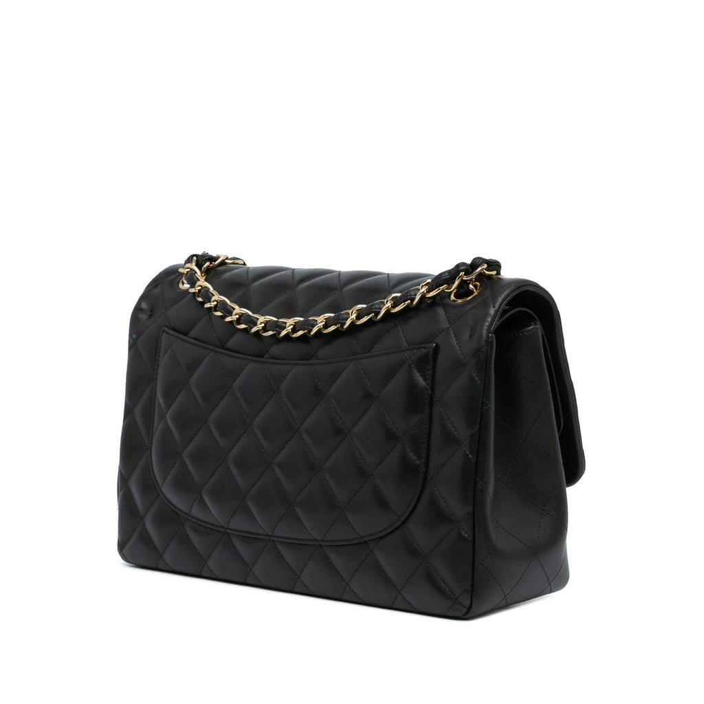 Chanel Jumbo Classic Lambskin Double Flap (SHG-np3lhQ)