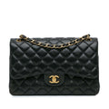 Chanel Jumbo Classic Lambskin Double Flap (SHG-wI9FfE)