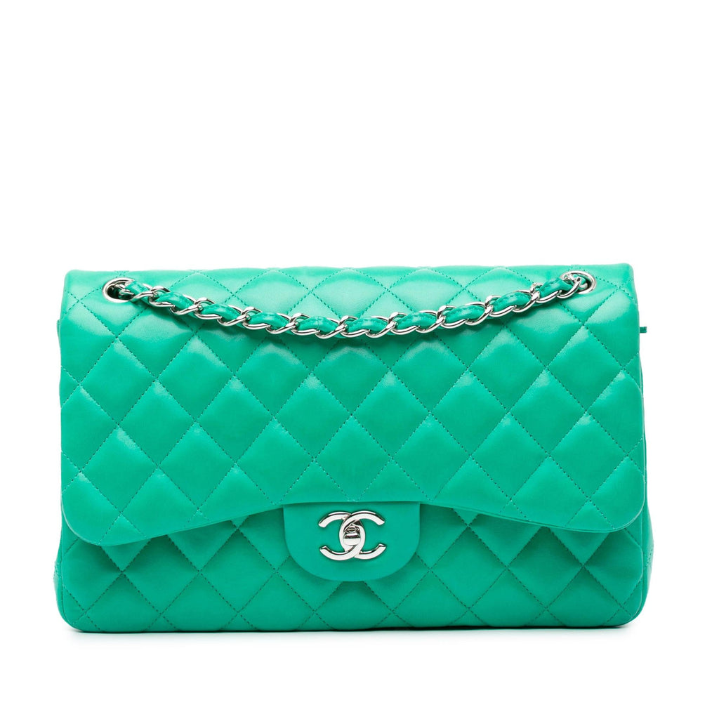 Chanel Jumbo Classic Lambskin Double Flap (SHG-FsYojS)