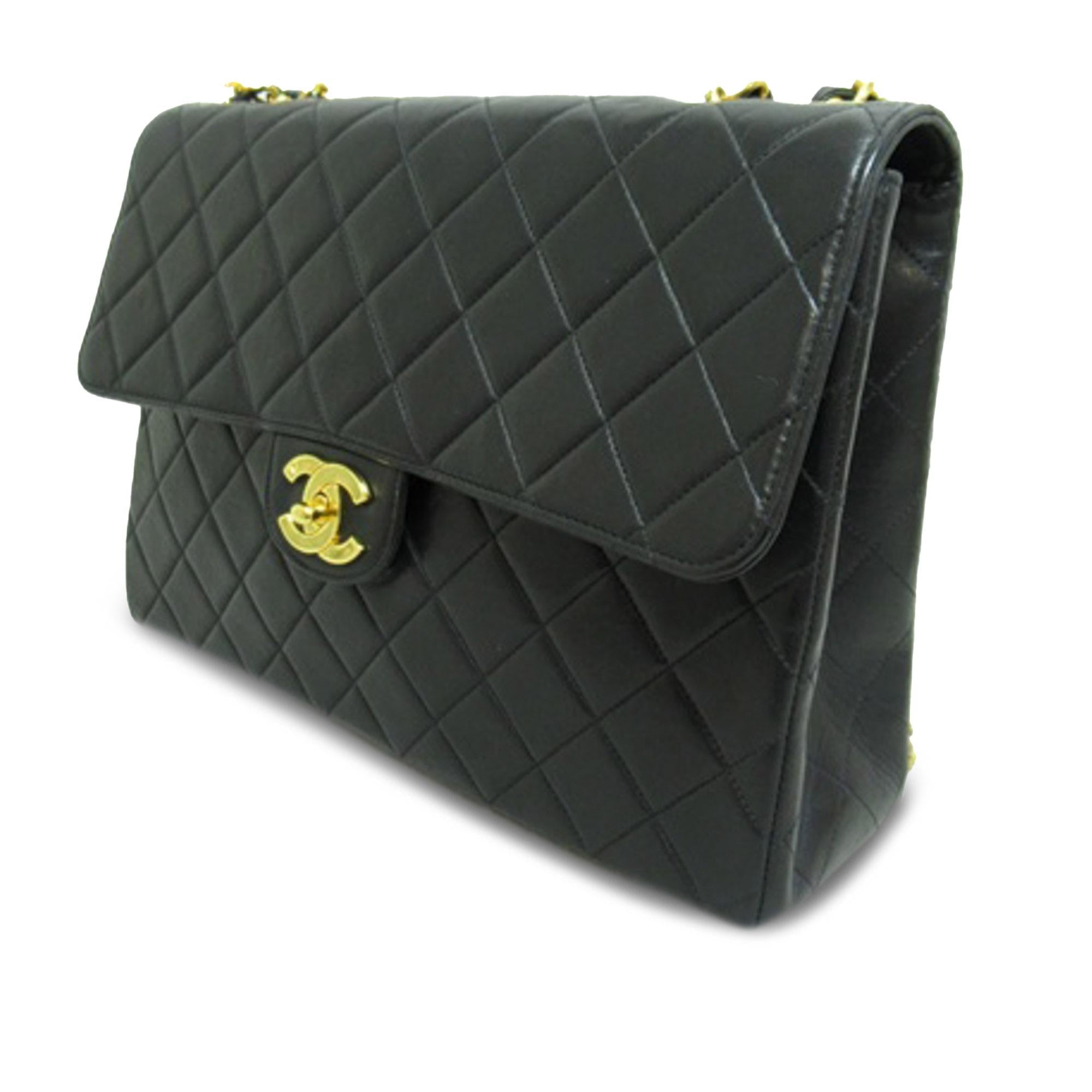 Chanel Jumbo Classic Lambskin Single Flap Bag (SHG-JAOCGr)