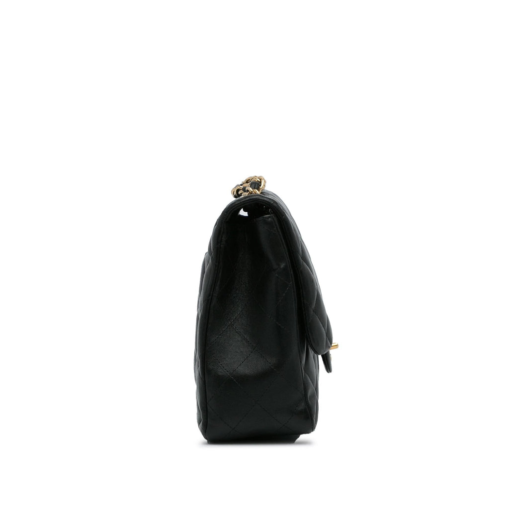 Chanel Jumbo Classic Lambskin Single Flap Bag (SHG-9yqInb)