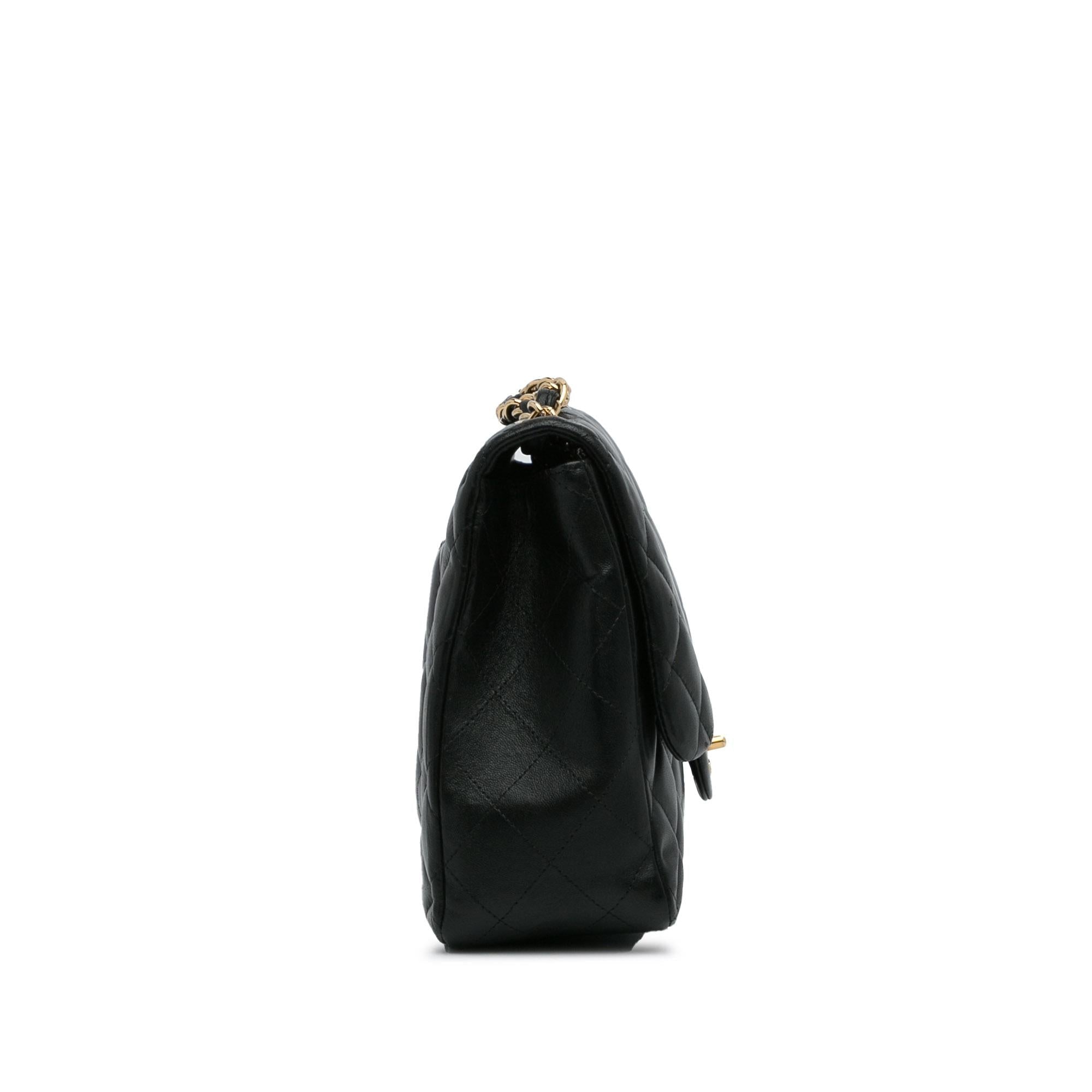 Chanel Jumbo Classic Lambskin Single Flap Bag (SHG-9yqInb)