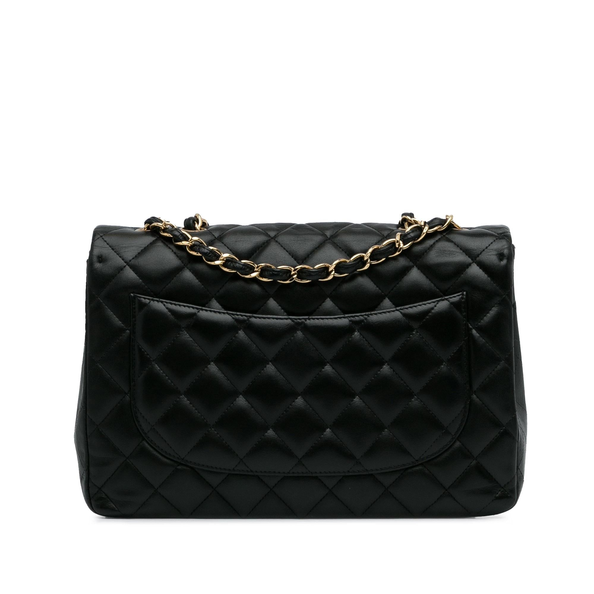 Chanel Jumbo Classic Lambskin Single Flap Bag (SHG-9yqInb)