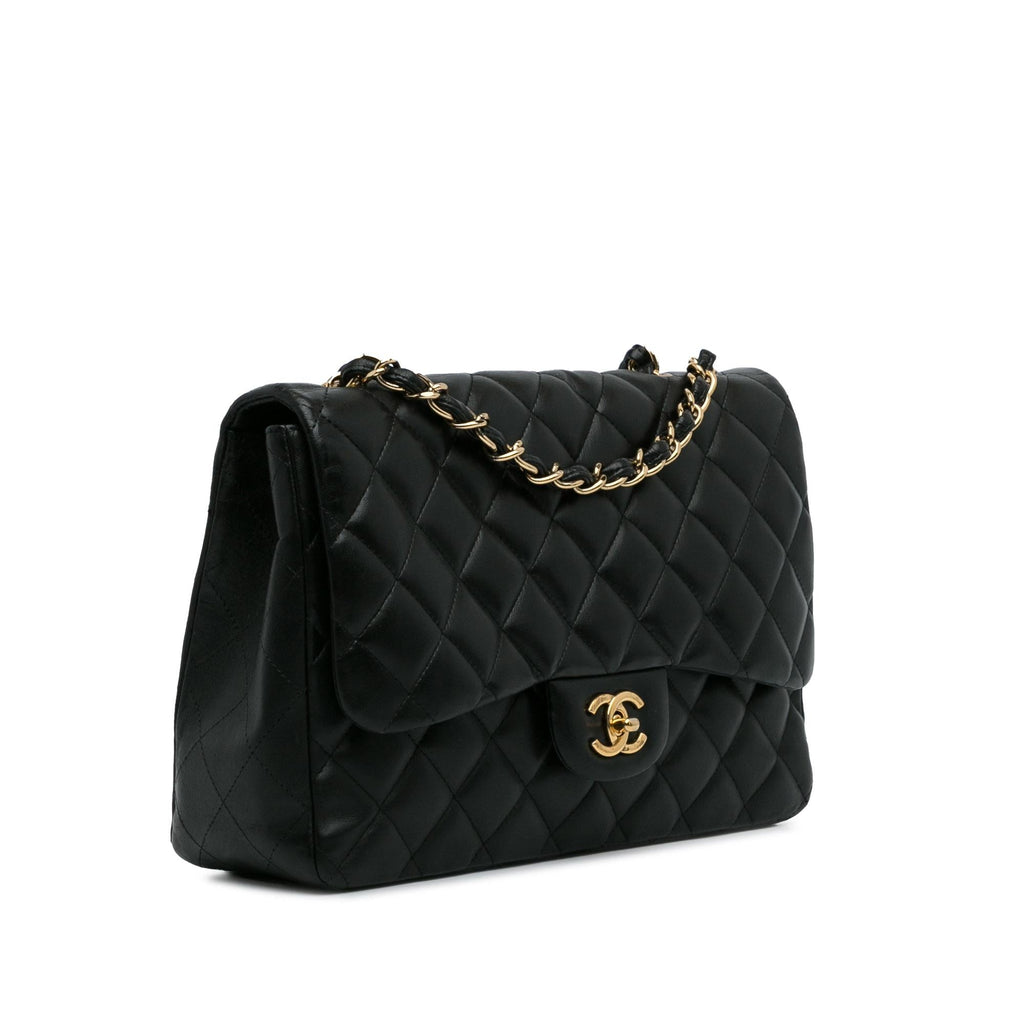Chanel Jumbo Classic Lambskin Single Flap Bag (SHG-9yqInb)