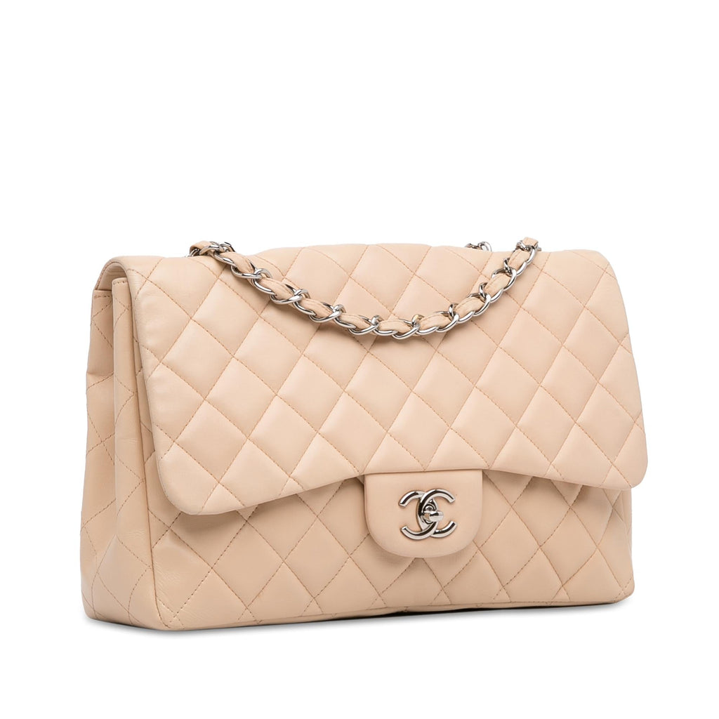 Chanel Jumbo Classic Lambskin Single Flap (SHG-gKWzLM)