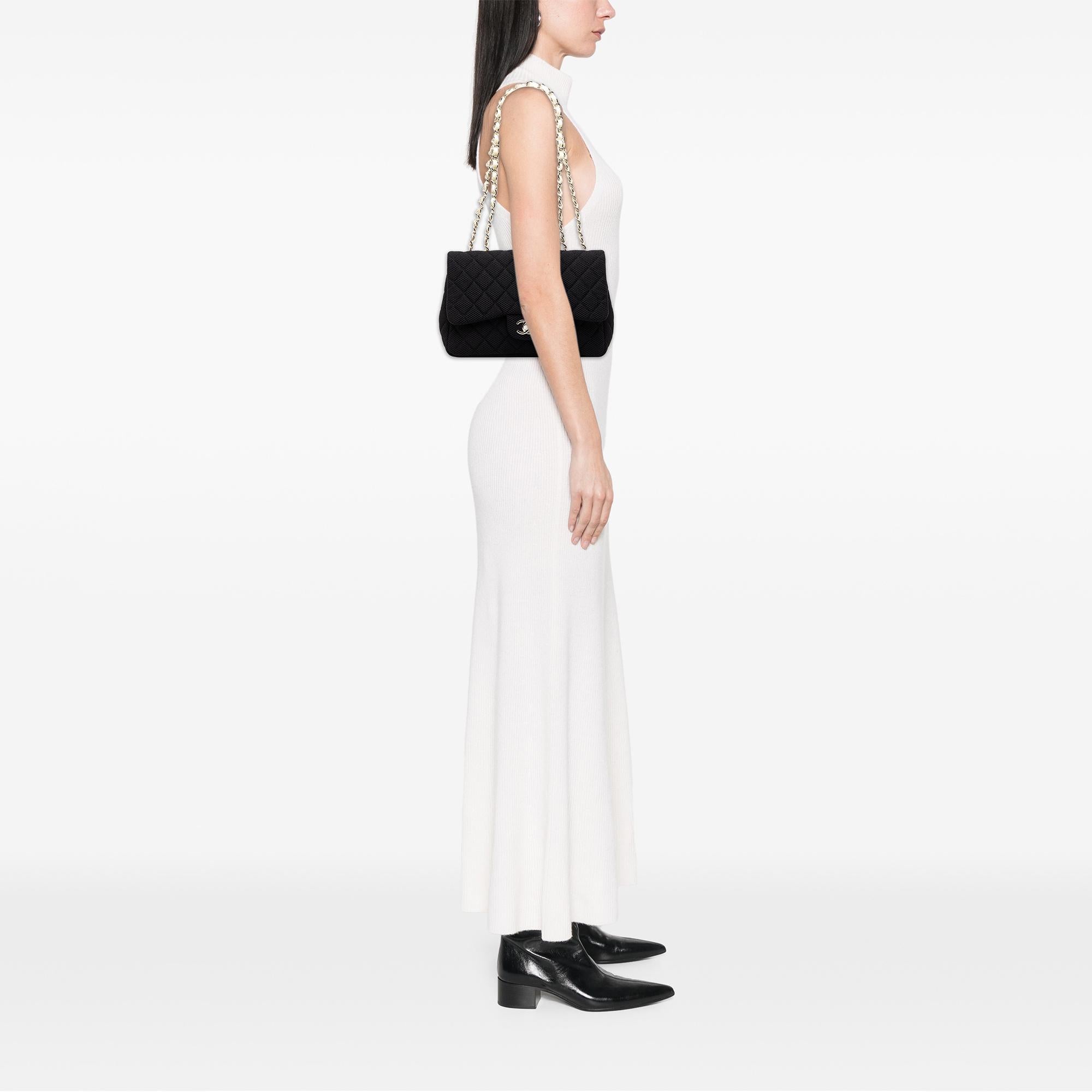 Chanel Jumbo Classic Mesh Single Flap