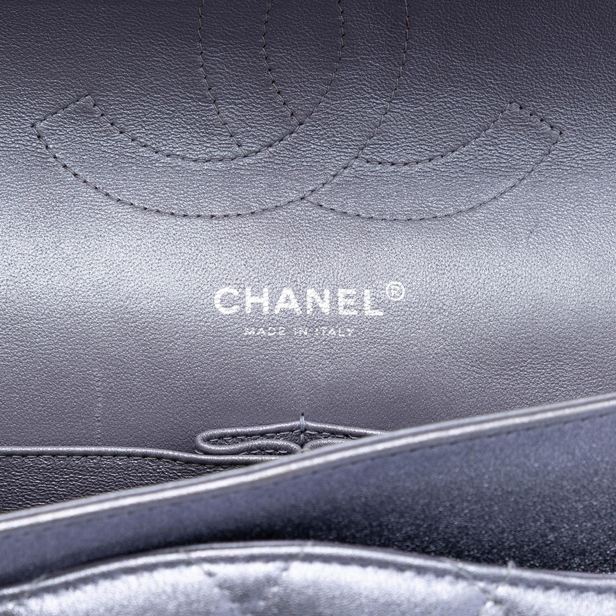 Chanel Jumbo Classic Metallic Lambskin Double Flap