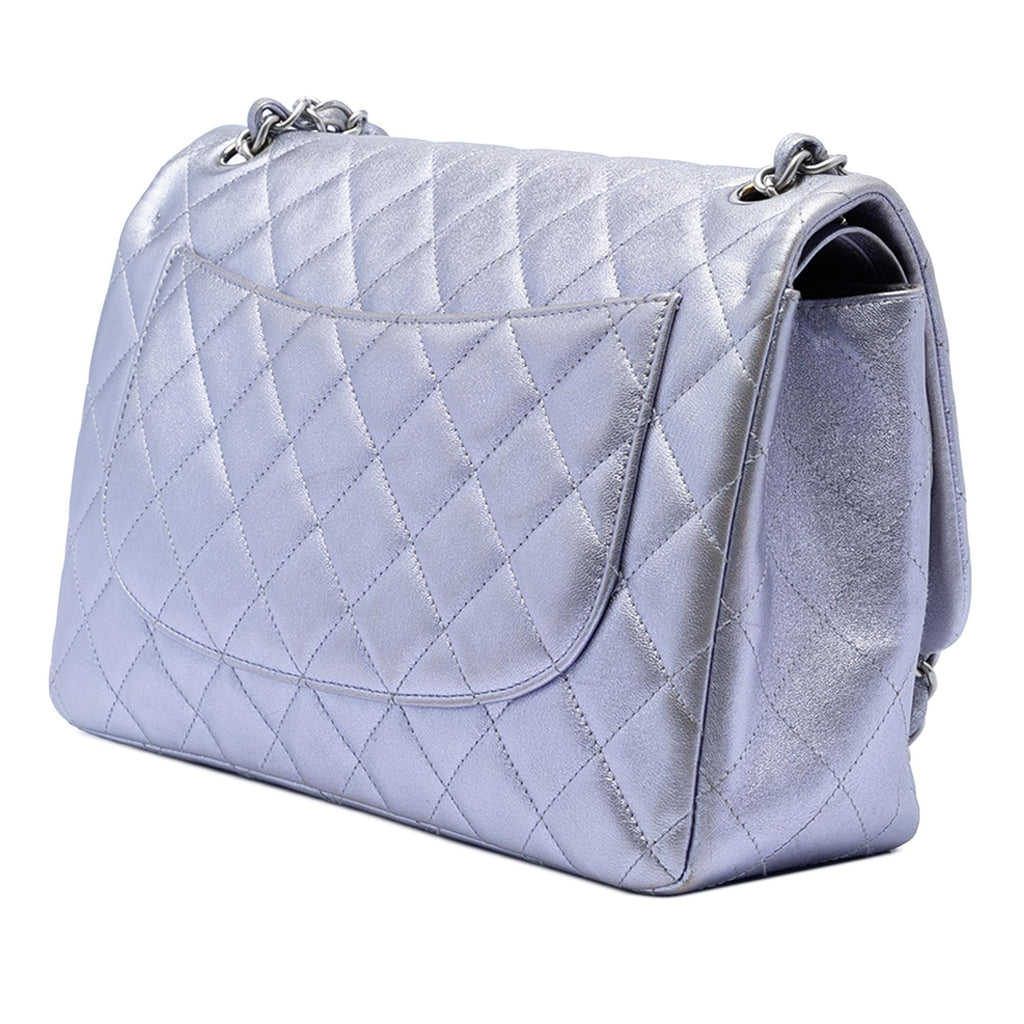 Chanel Jumbo Classic Metallic Lambskin Double Flap