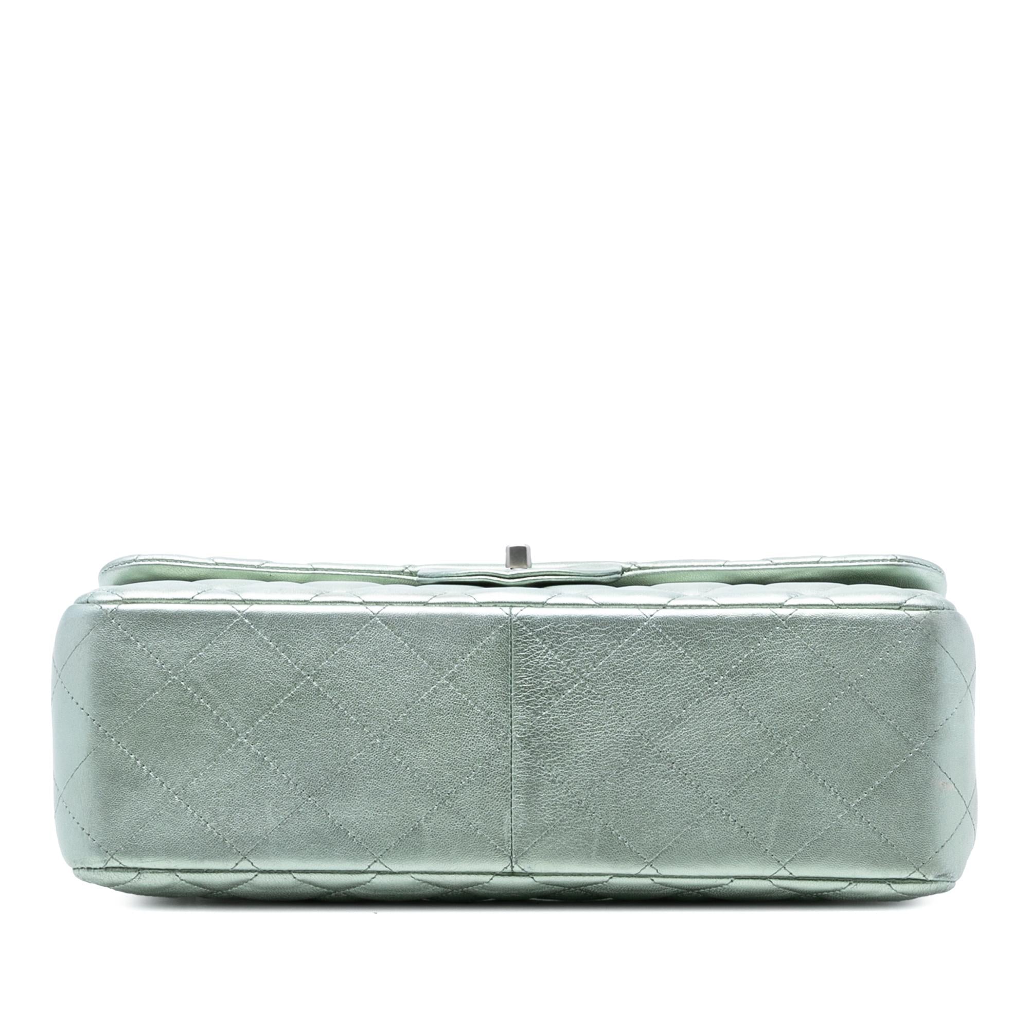 Chanel Jumbo Classic Metallic Lambskin Double Flap