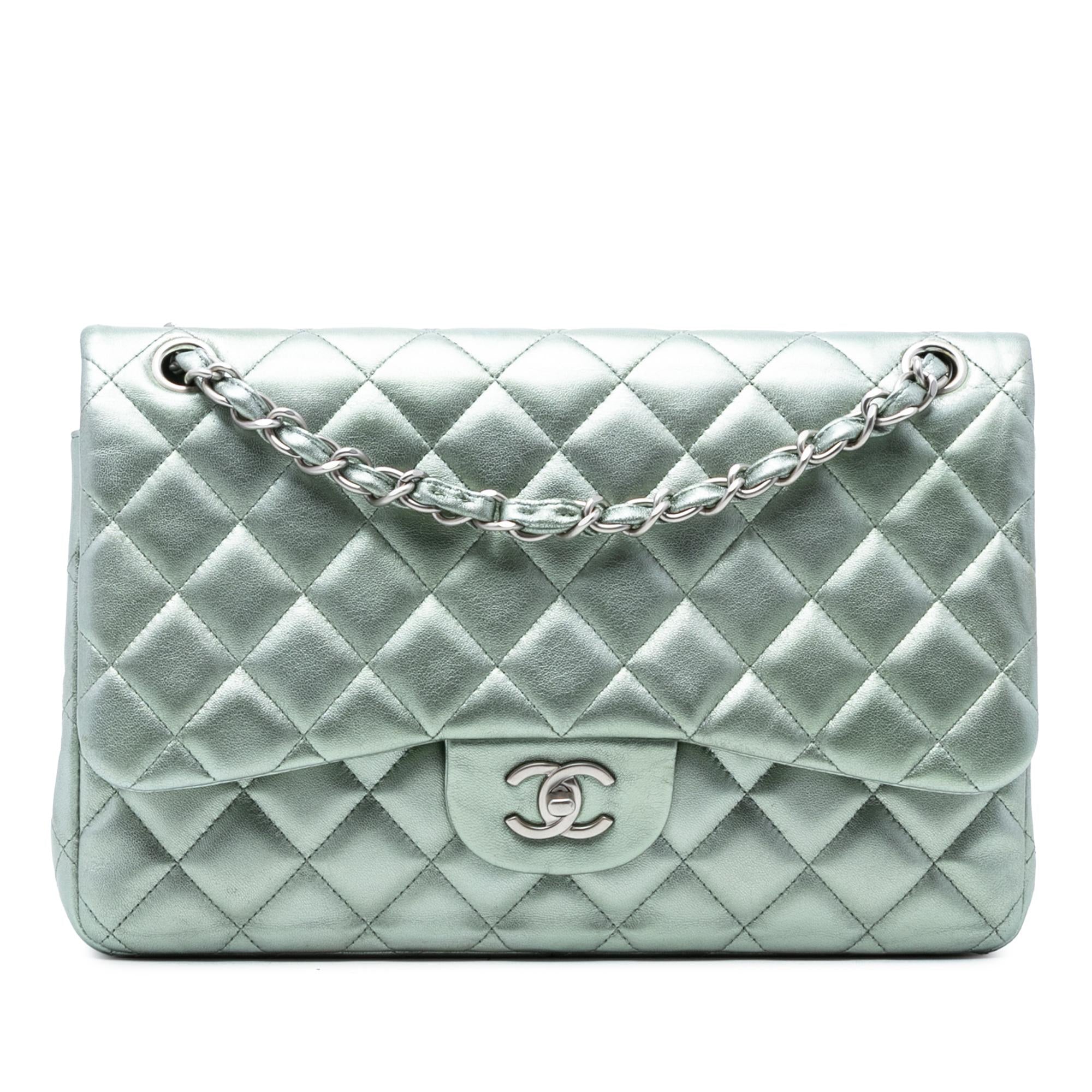 Chanel Jumbo Classic Metallic Lambskin Double Flap