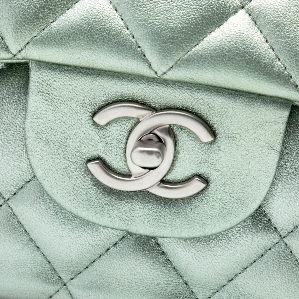 Chanel Jumbo Classic Metallic Lambskin Double Flap