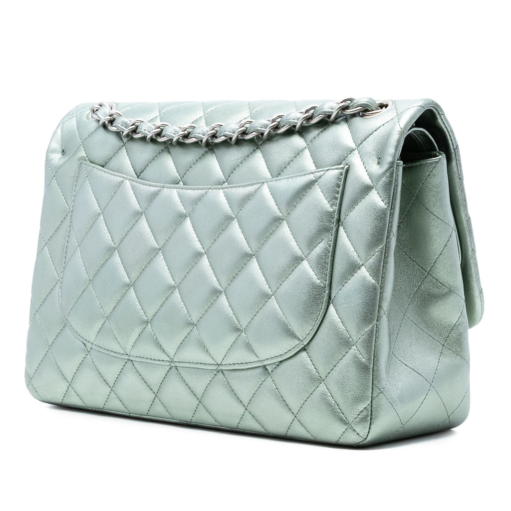 Chanel Jumbo Classic Metallic Lambskin Double Flap