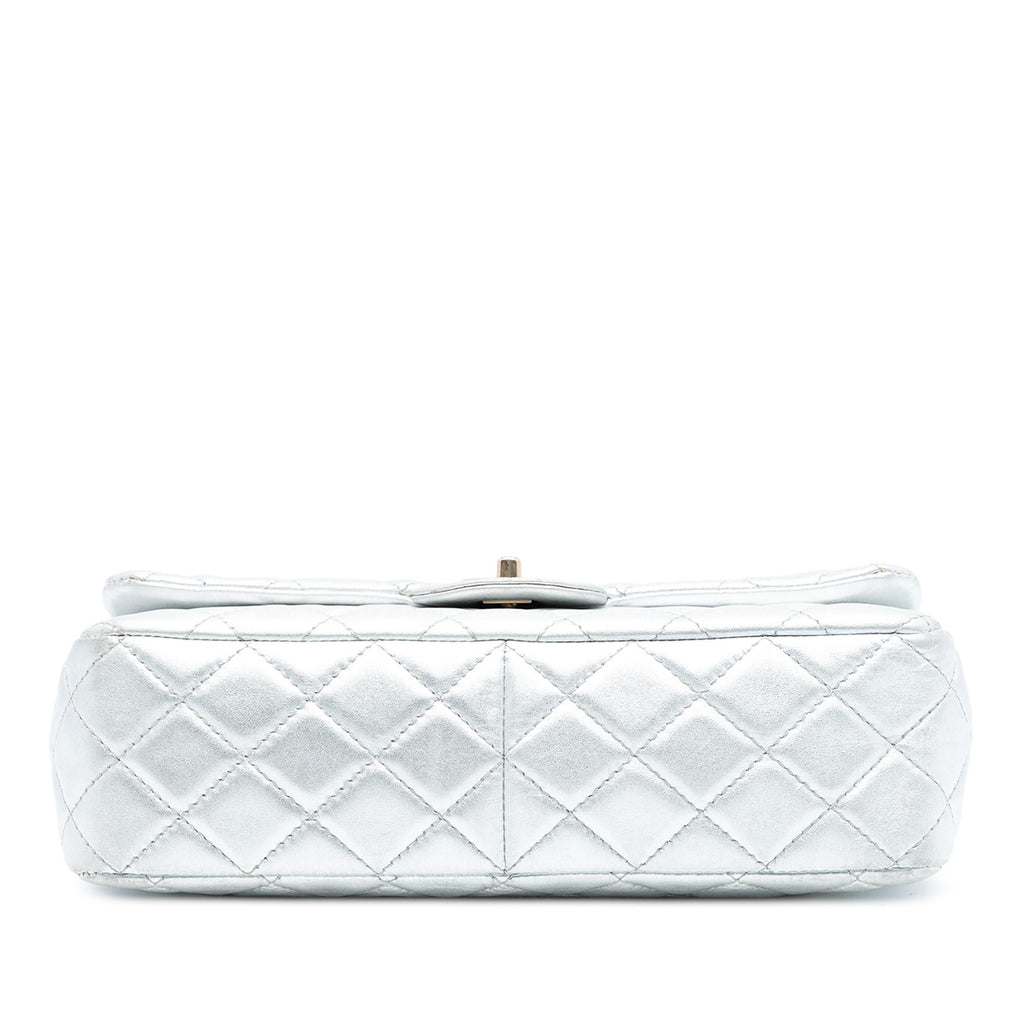Chanel Jumbo Classic Metallic Lambskin Single Flap