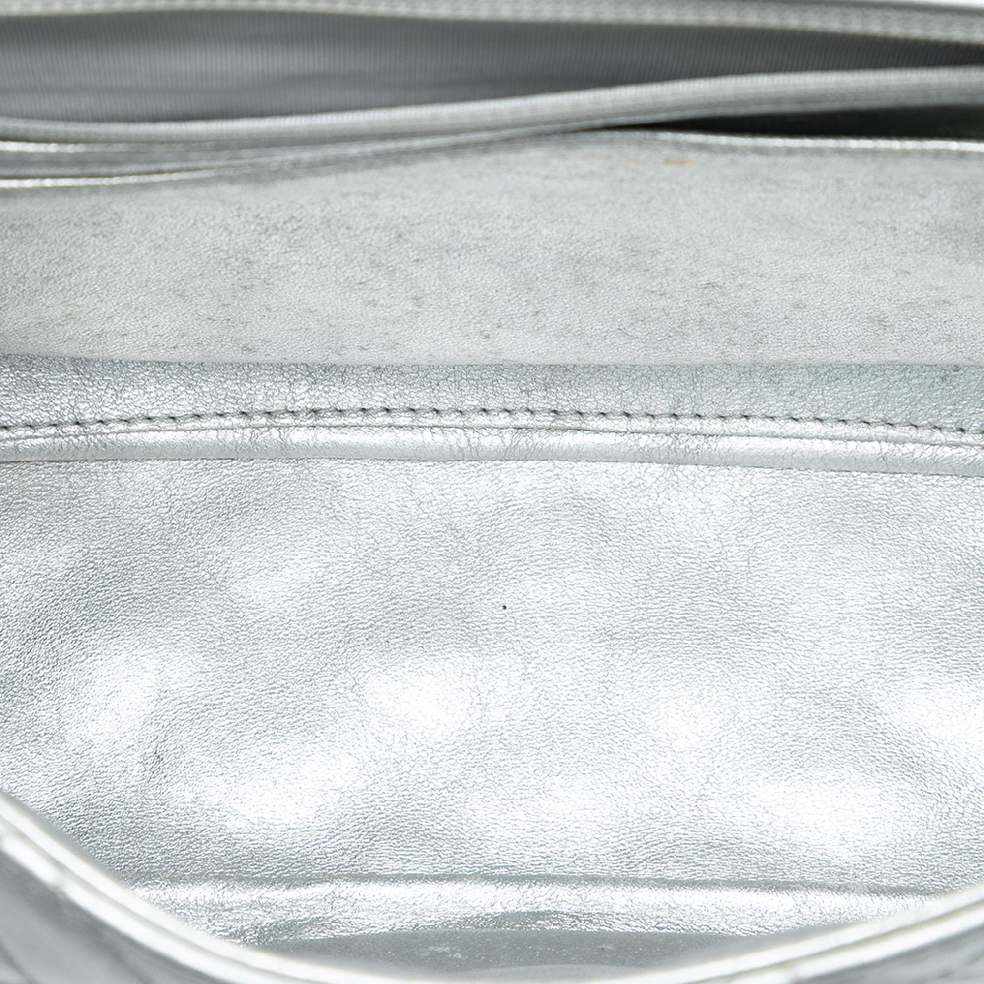 Chanel Jumbo Classic Metallic Lambskin Single Flap