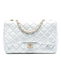 Chanel Jumbo Classic Metallic Lambskin Single Flap
