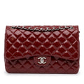 Chanel Jumbo Classic Patent Double Flap (SHG-fh31oX)