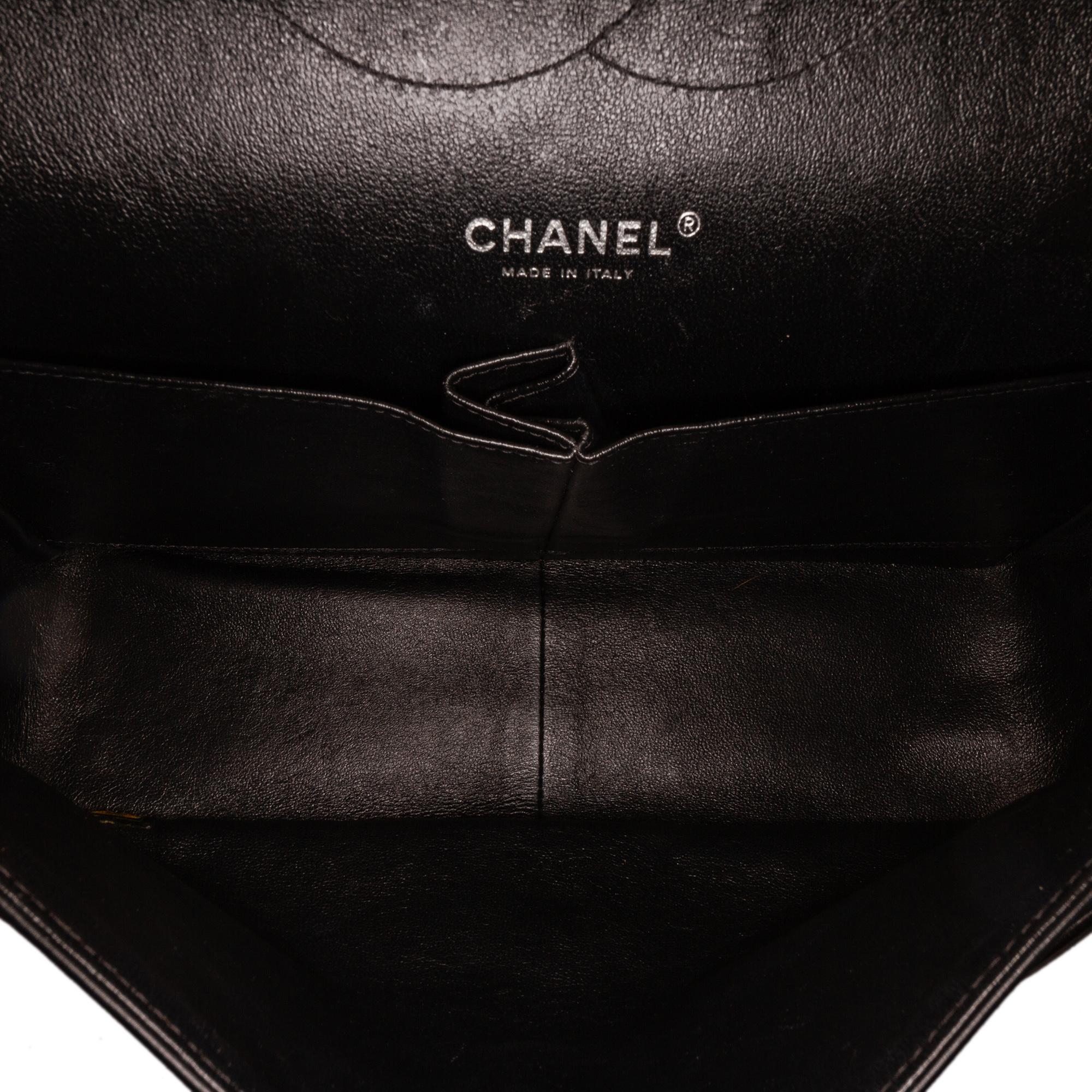 Chanel Jumbo Classic Patent Double Flap (SHG-wi4FA2)