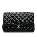 Chanel Jumbo Classic Patent Double Flap (SHG-88VGAj)