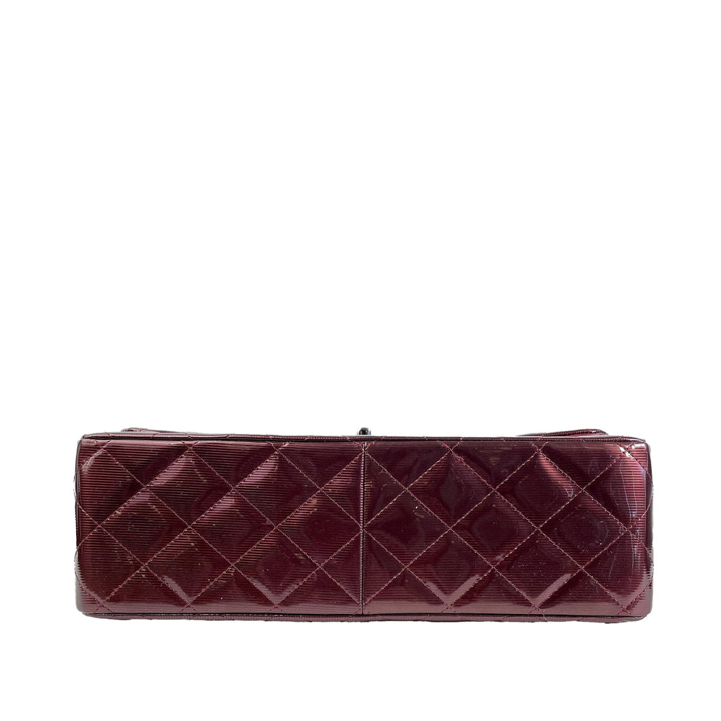 Chanel Jumbo Classic Patent Double Flap (SHG-KP5acZ)