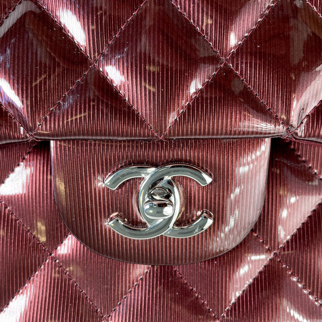 Chanel Jumbo Classic Patent Double Flap (SHG-KP5acZ)
