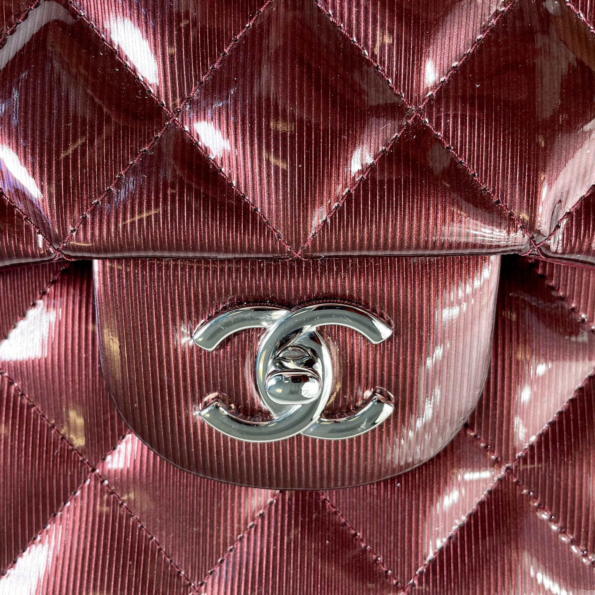 Chanel Jumbo Classic Patent Double Flap (SHG-KP5acZ)