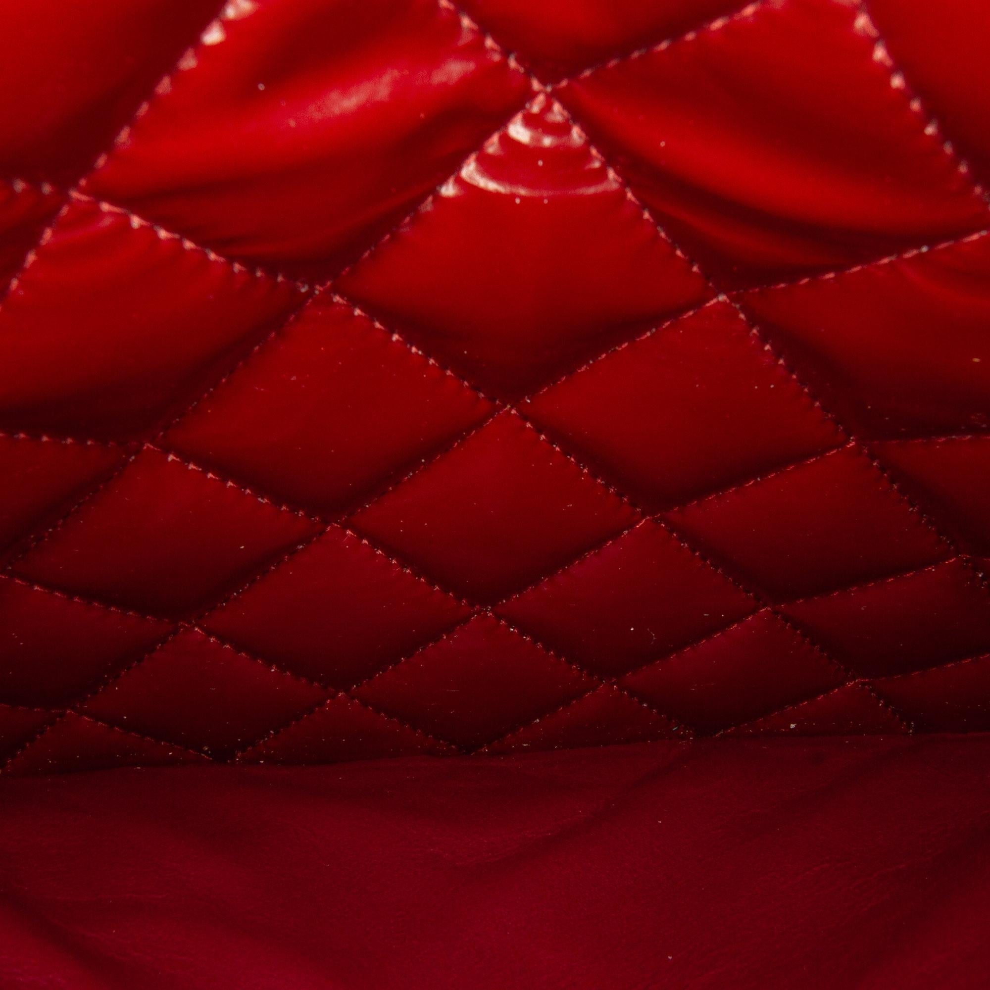 Chanel Jumbo Classic Patent Double Flap (SHG-Nqpvs3)