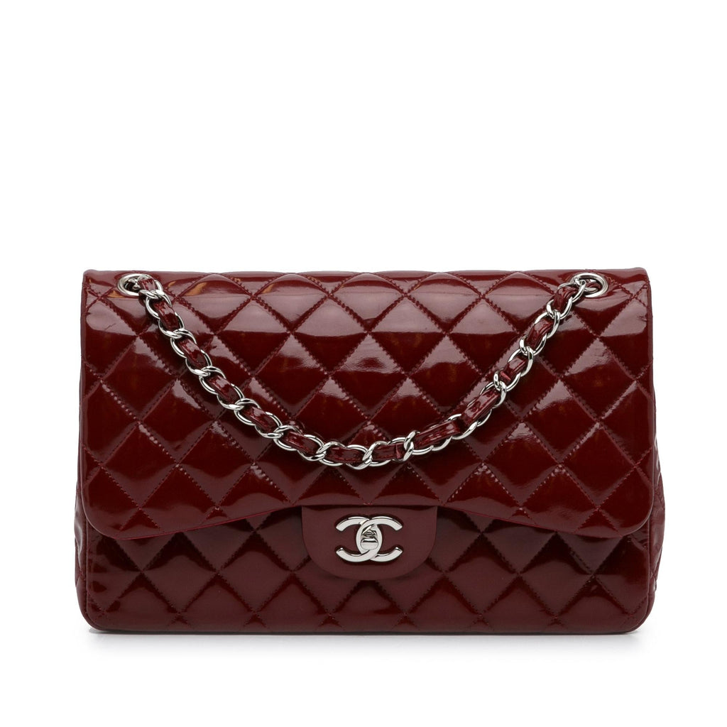 Chanel Jumbo Classic Patent Double Flap (SHG-Nqpvs3)