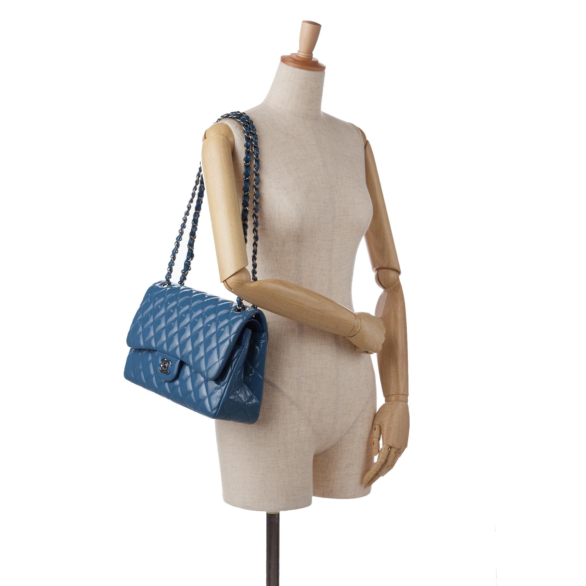 Chanel Jumbo Classic Patent Double Flap (SHG-2XZ1rB)