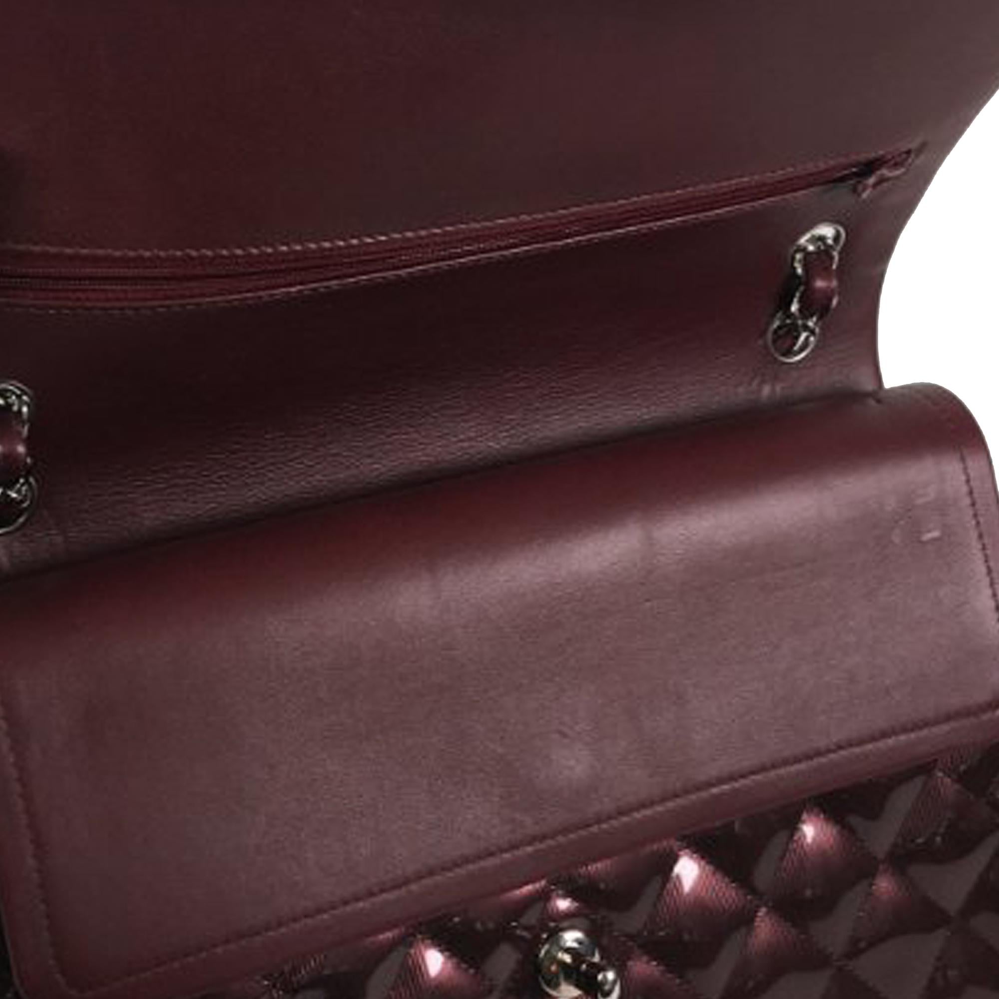 Chanel Jumbo Classic Patent Double Flap (SHG-l8CmEd)