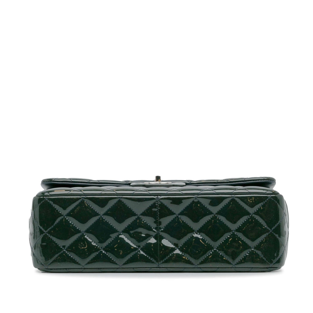Chanel Jumbo Classic Patent Double Flap (SHG-tIs8iI)