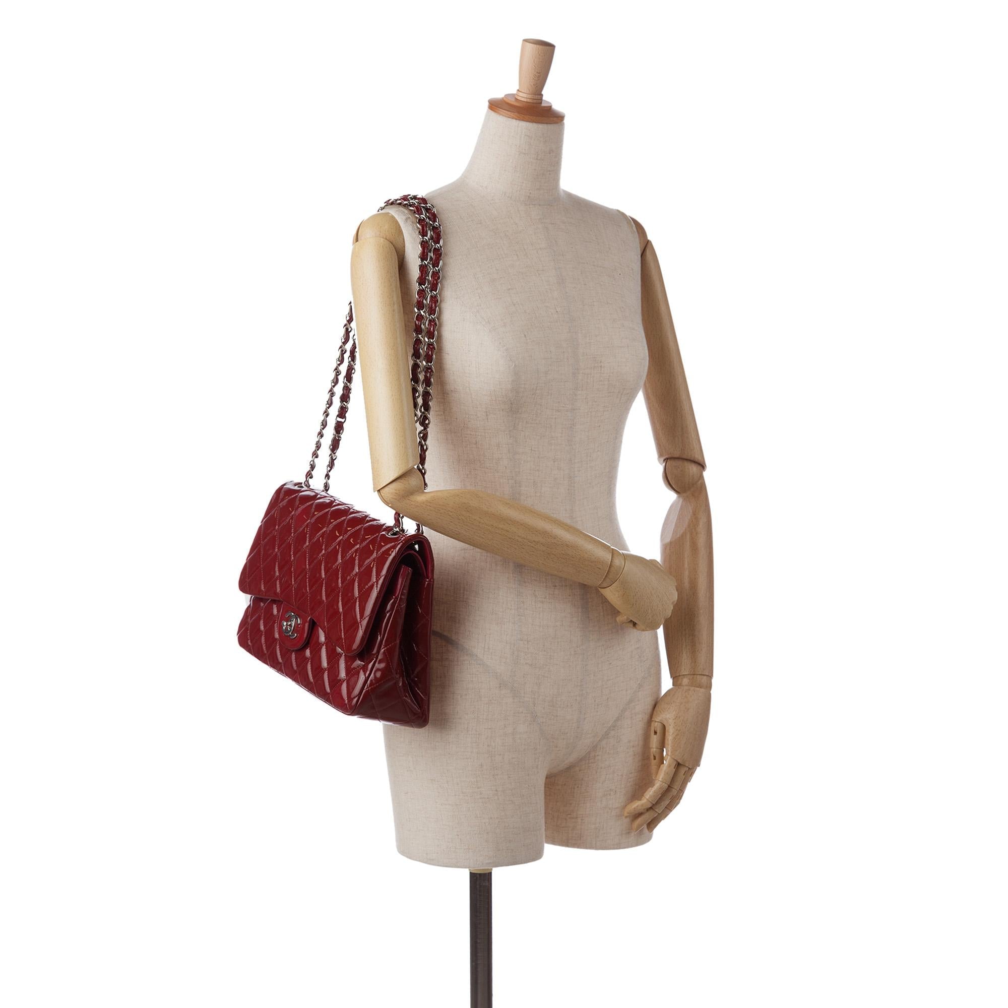 Chanel Jumbo Classic Patent Double Flap (SHG-xpIJe0)
