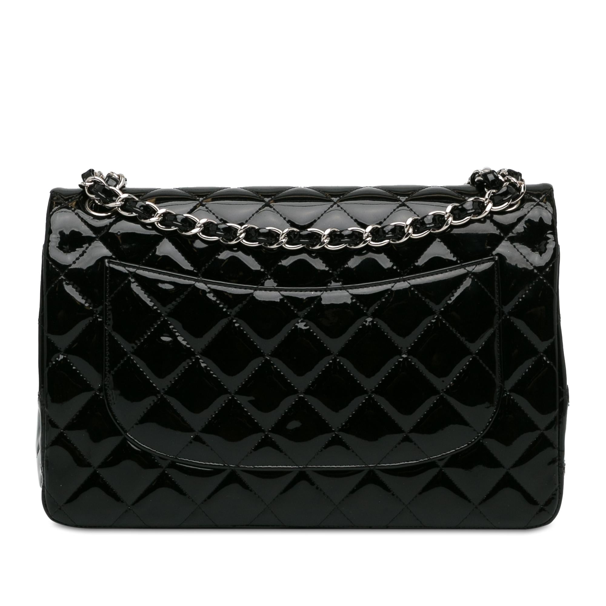 Chanel Jumbo Classic Patent Double Flap (SHG-Emgu8N)