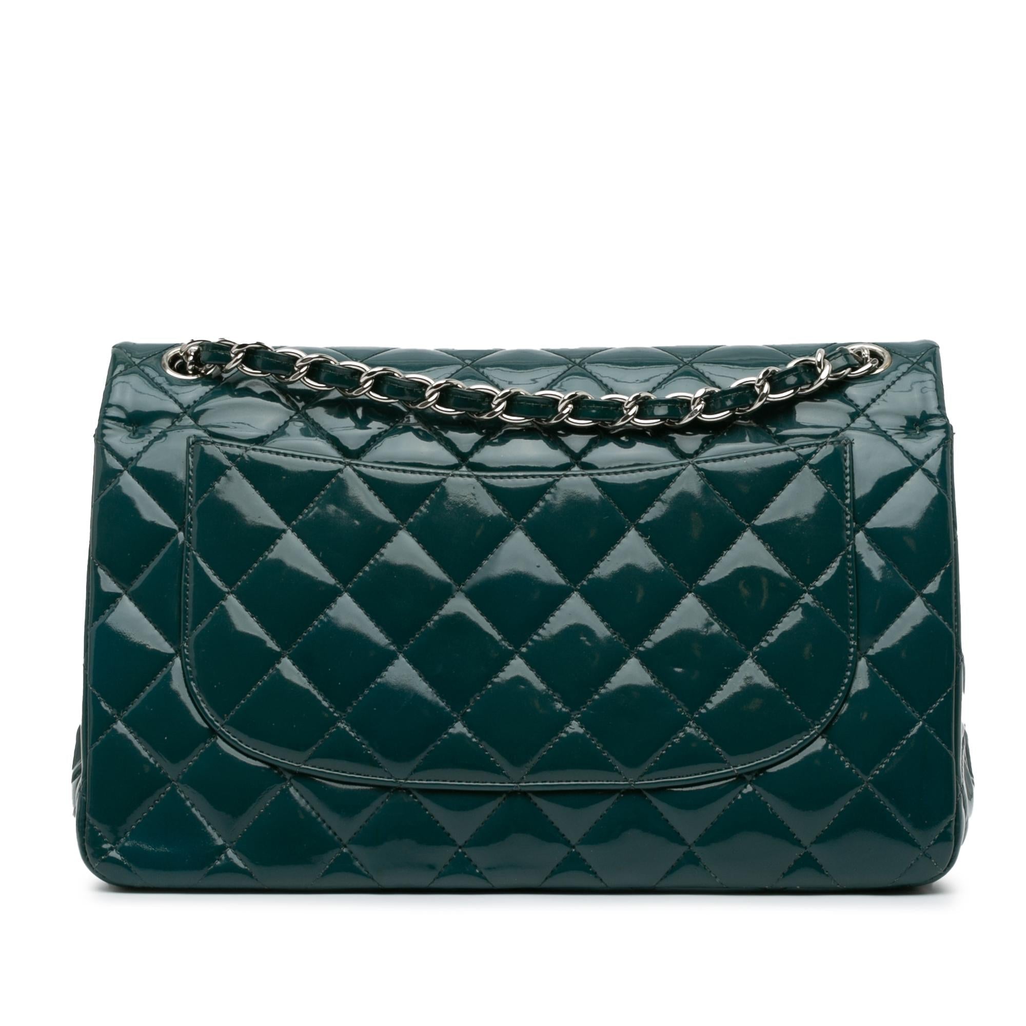 Chanel Jumbo Classic Patent Double Flap (SHG-A8oS33)