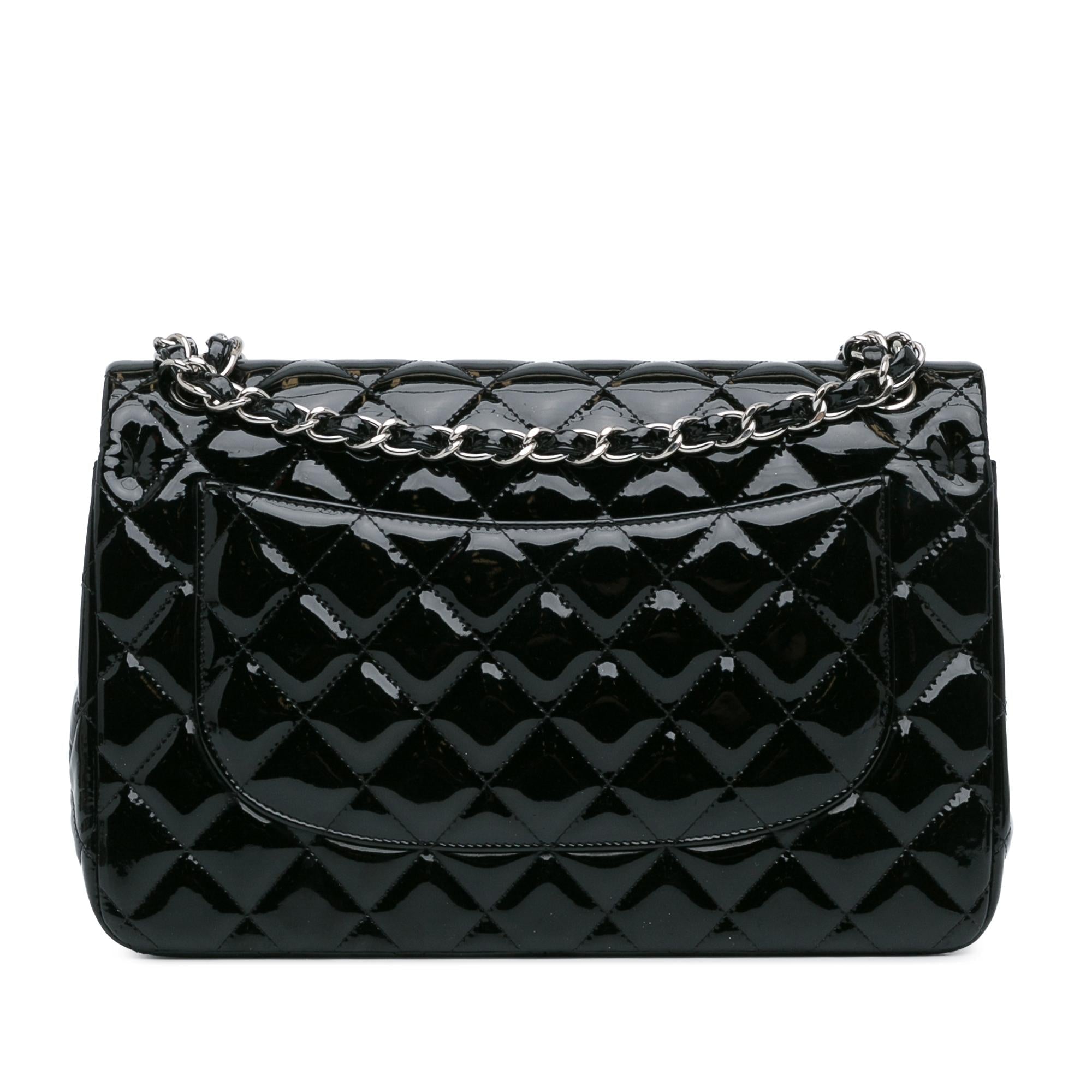 Chanel Jumbo Classic Patent Double Flap (SHG-OHbgvl)