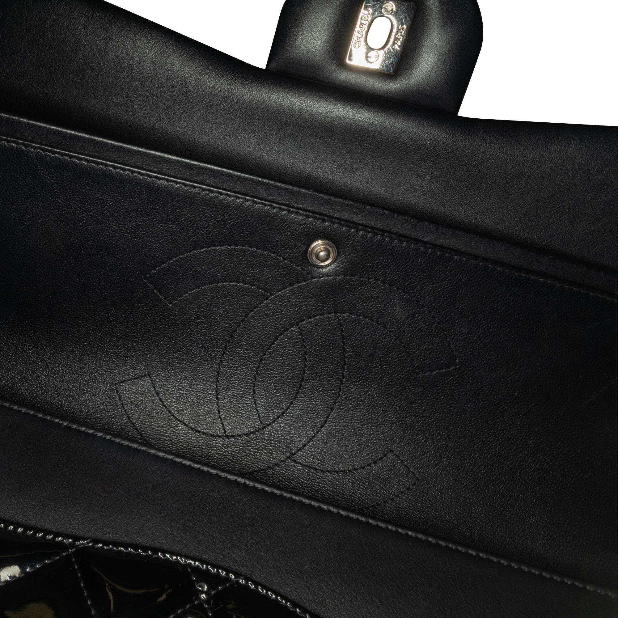 Chanel Jumbo Classic Patent Double Flap (SHG-OHbgvl)