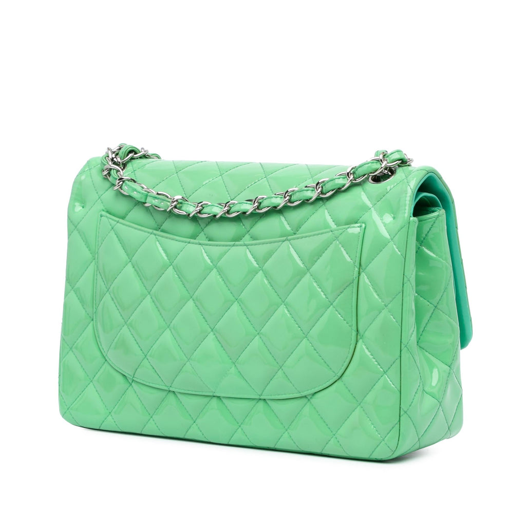 Chanel Jumbo Classic Patent Double Flap (SHG-vCasJx)