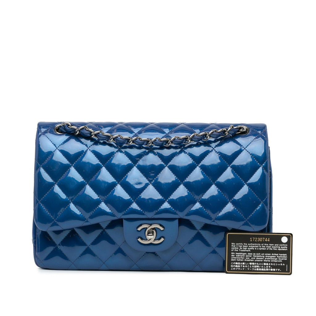 Chanel Jumbo Classic Patent Double Flap (SHG-kbBb9X)