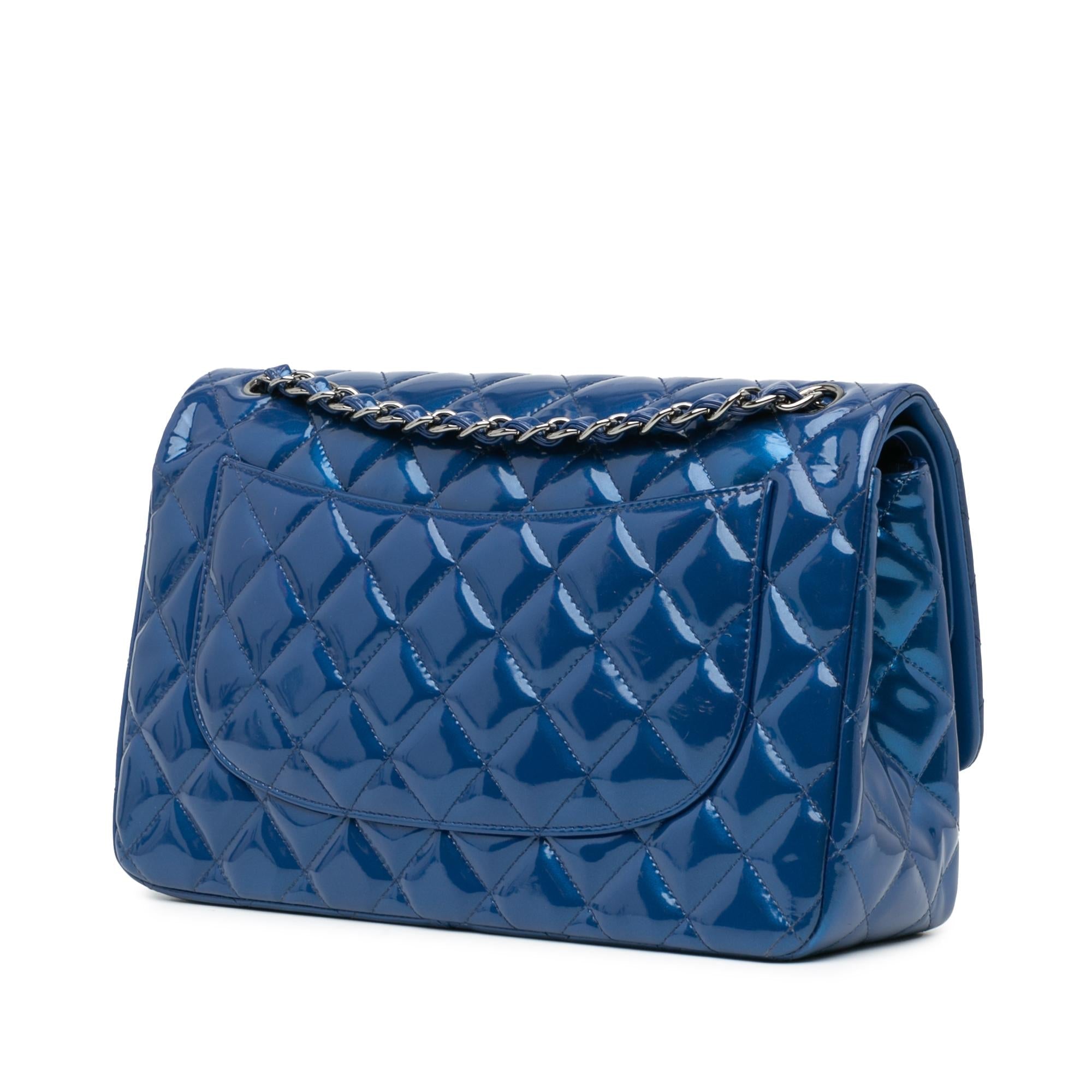 Chanel Jumbo Classic Patent Double Flap (SHG-kbBb9X)