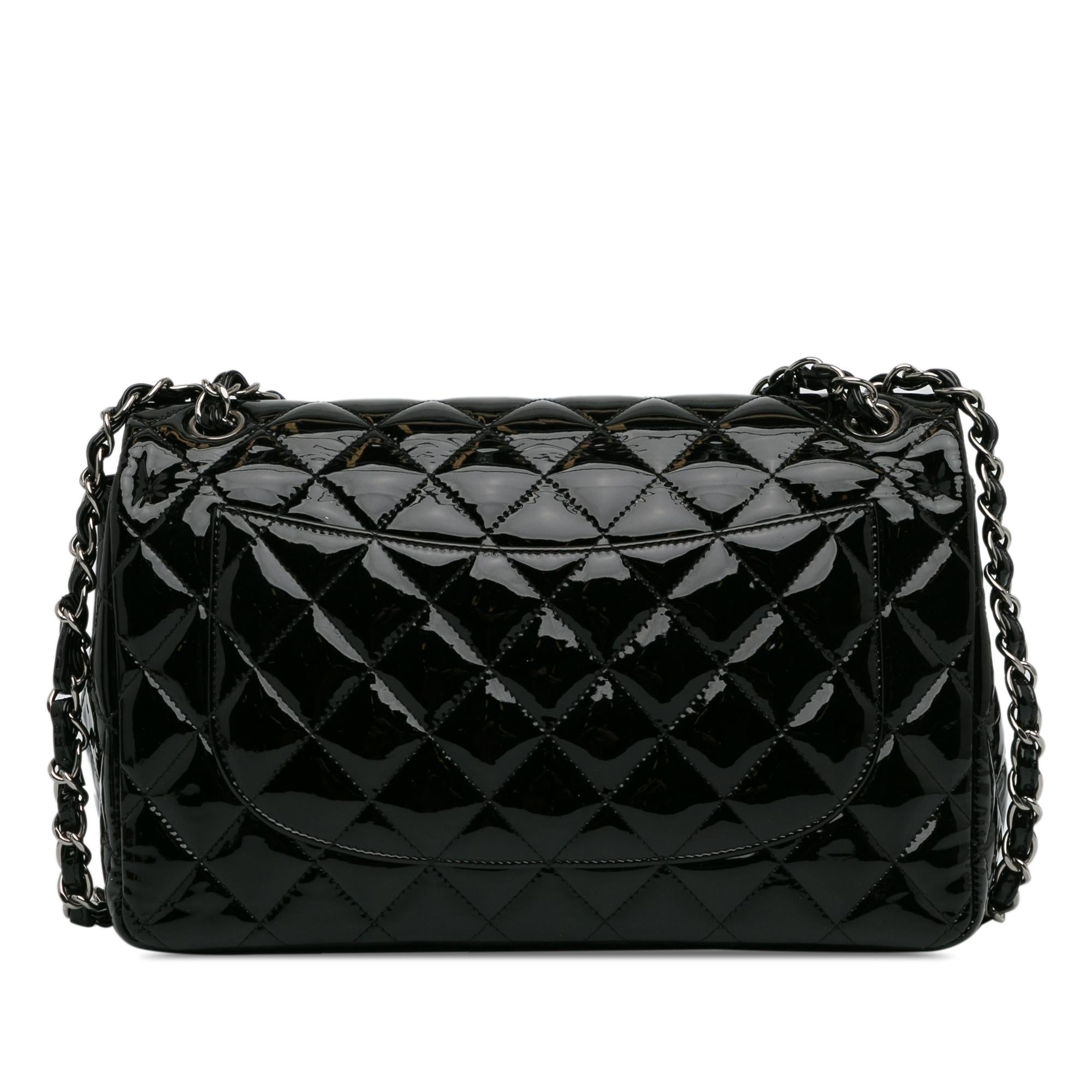 Chanel Jumbo Classic Patent Double Flap (SHG-VxoOgX)