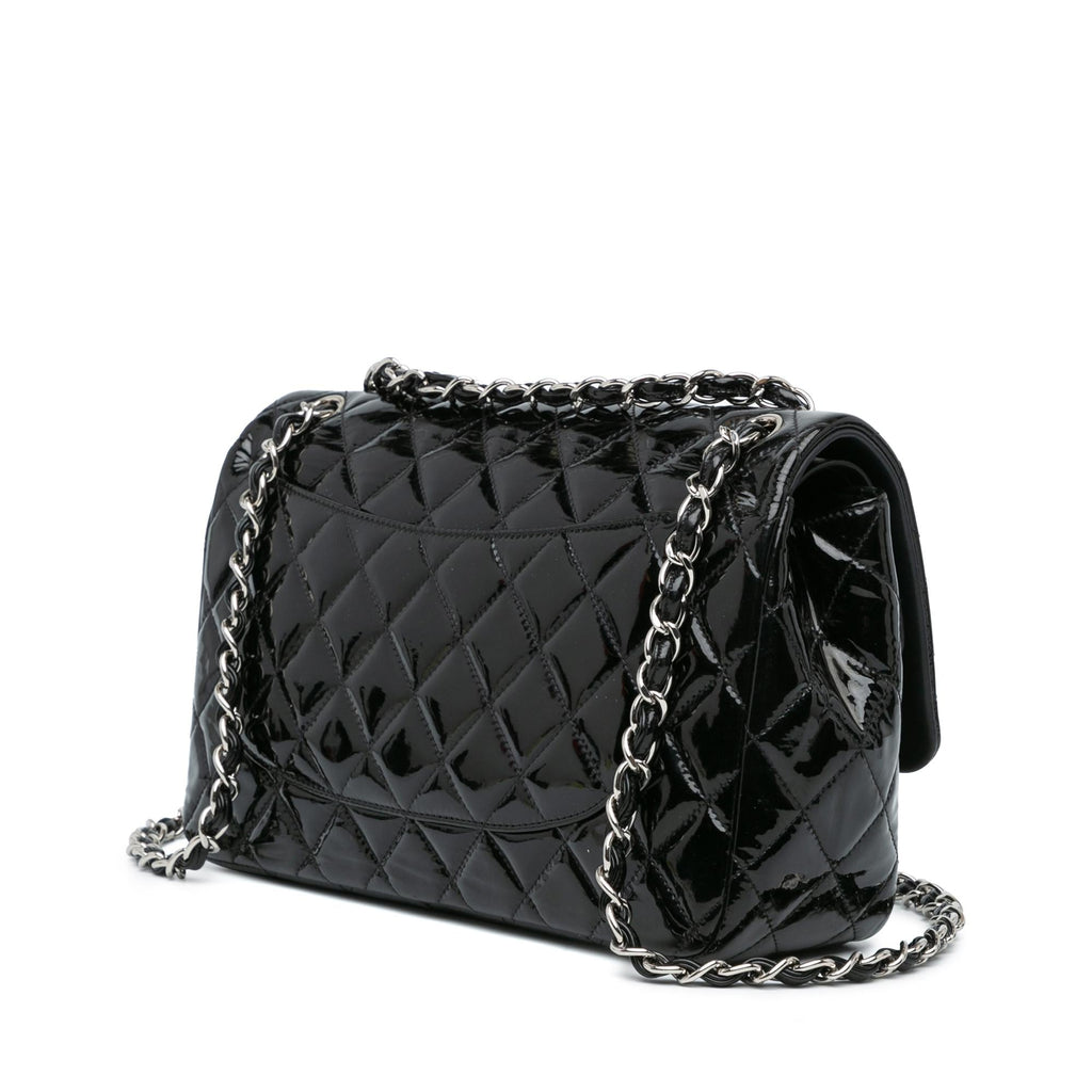 Chanel Jumbo Classic Patent Double Flap (SHG-vKYDDo)