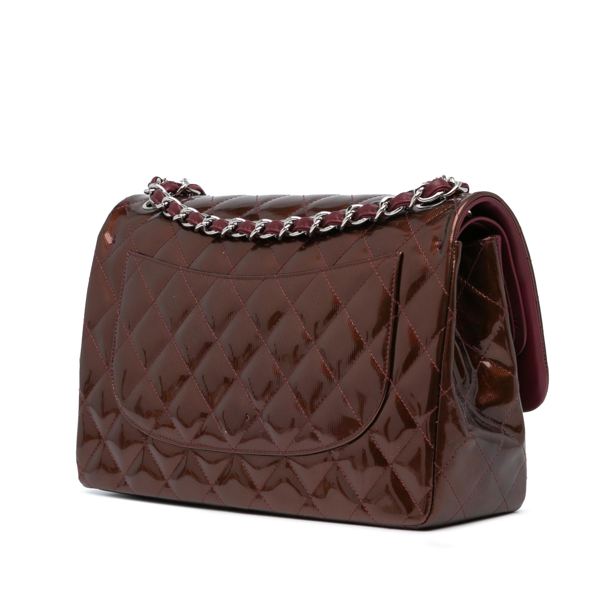 Chanel Jumbo Classic Patent Double Flap (SHG-ENM6bZ)
