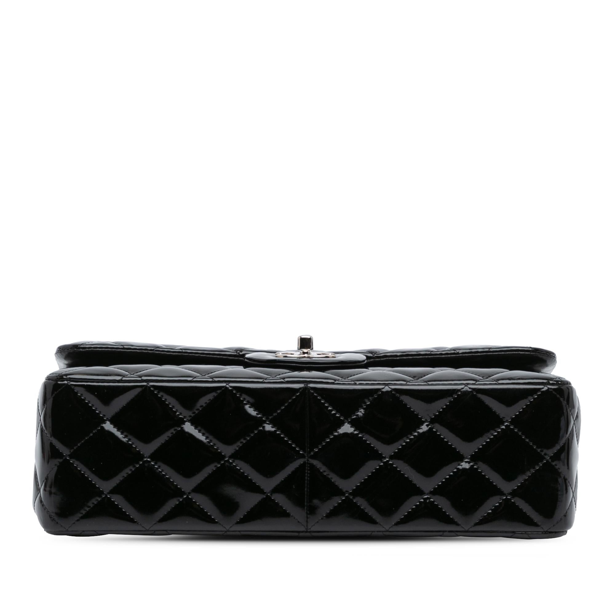 Chanel Jumbo Classic Patent Double Flap