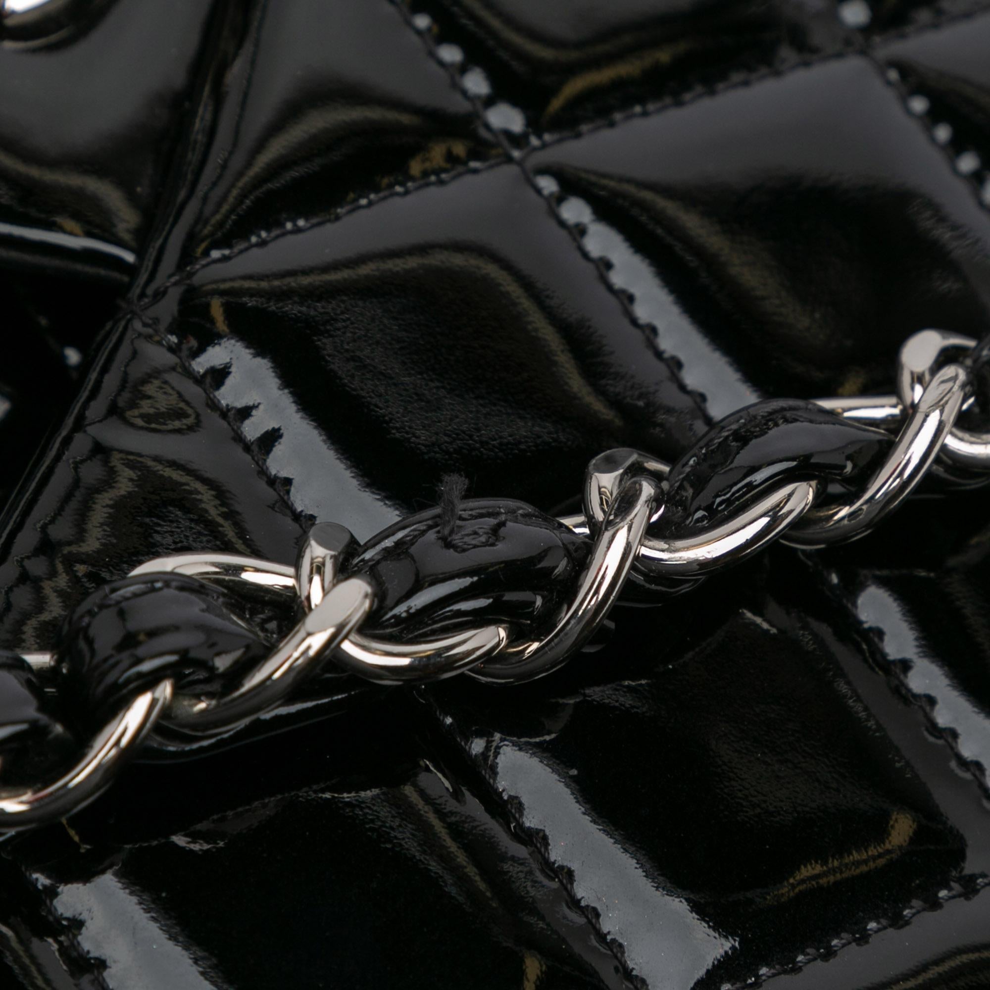 Chanel Jumbo Classic Patent Double Flap