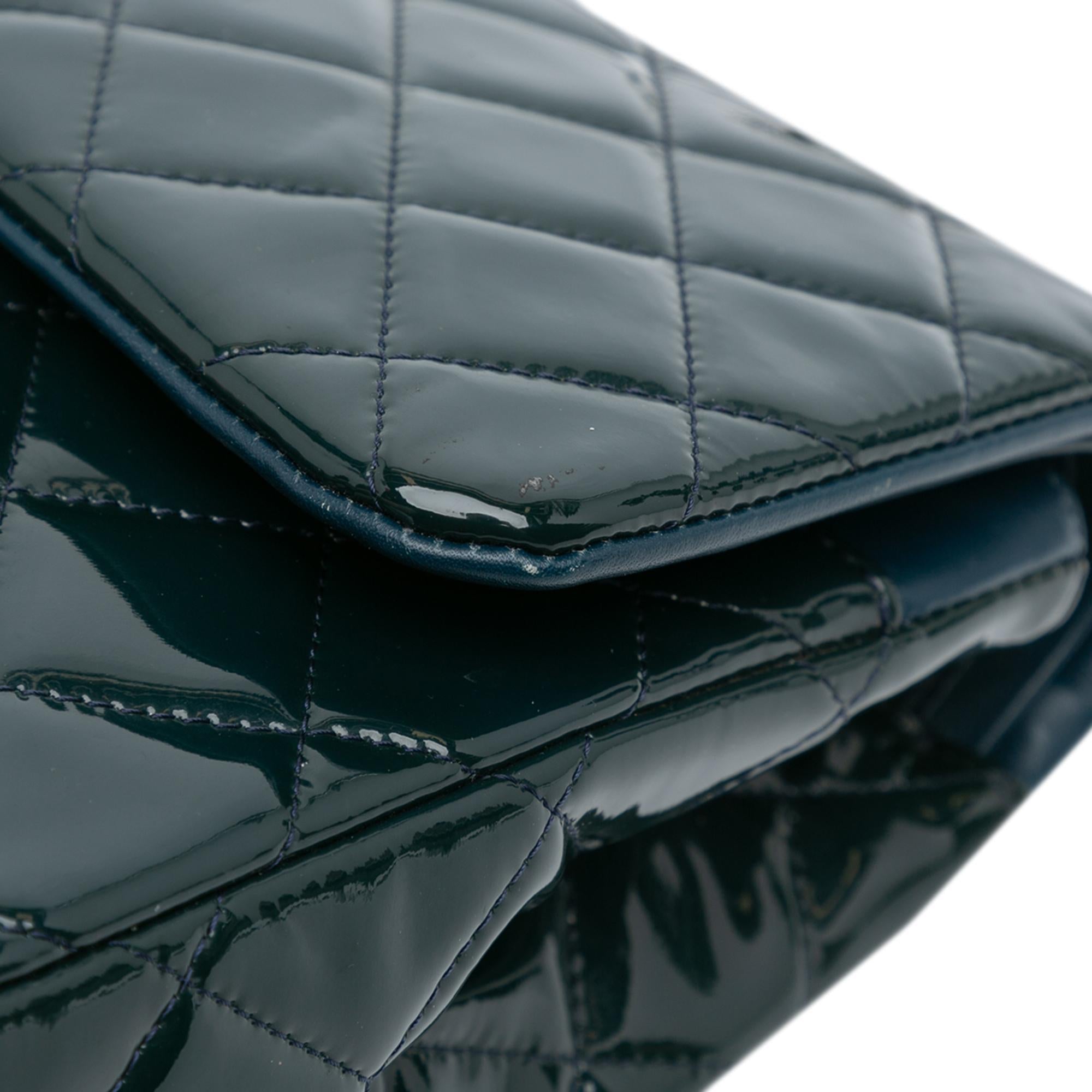 Chanel Jumbo Classic Patent Double Flap (SHG-1iWSwn)