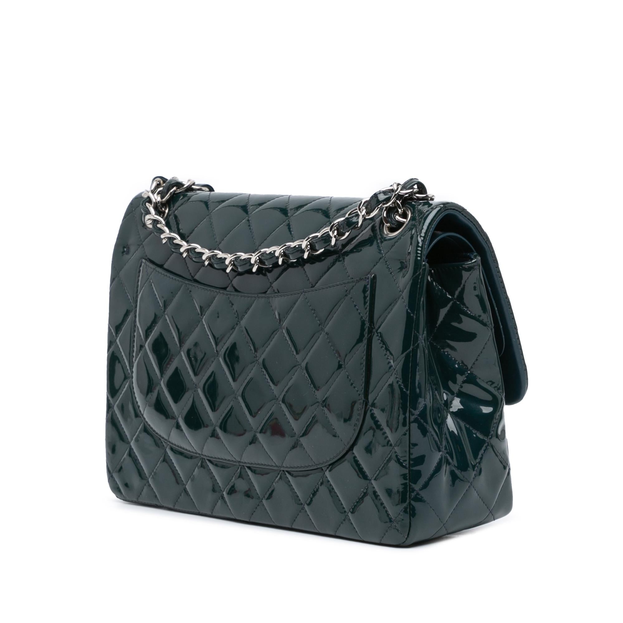Chanel Jumbo Classic Patent Double Flap (SHG-1iWSwn)