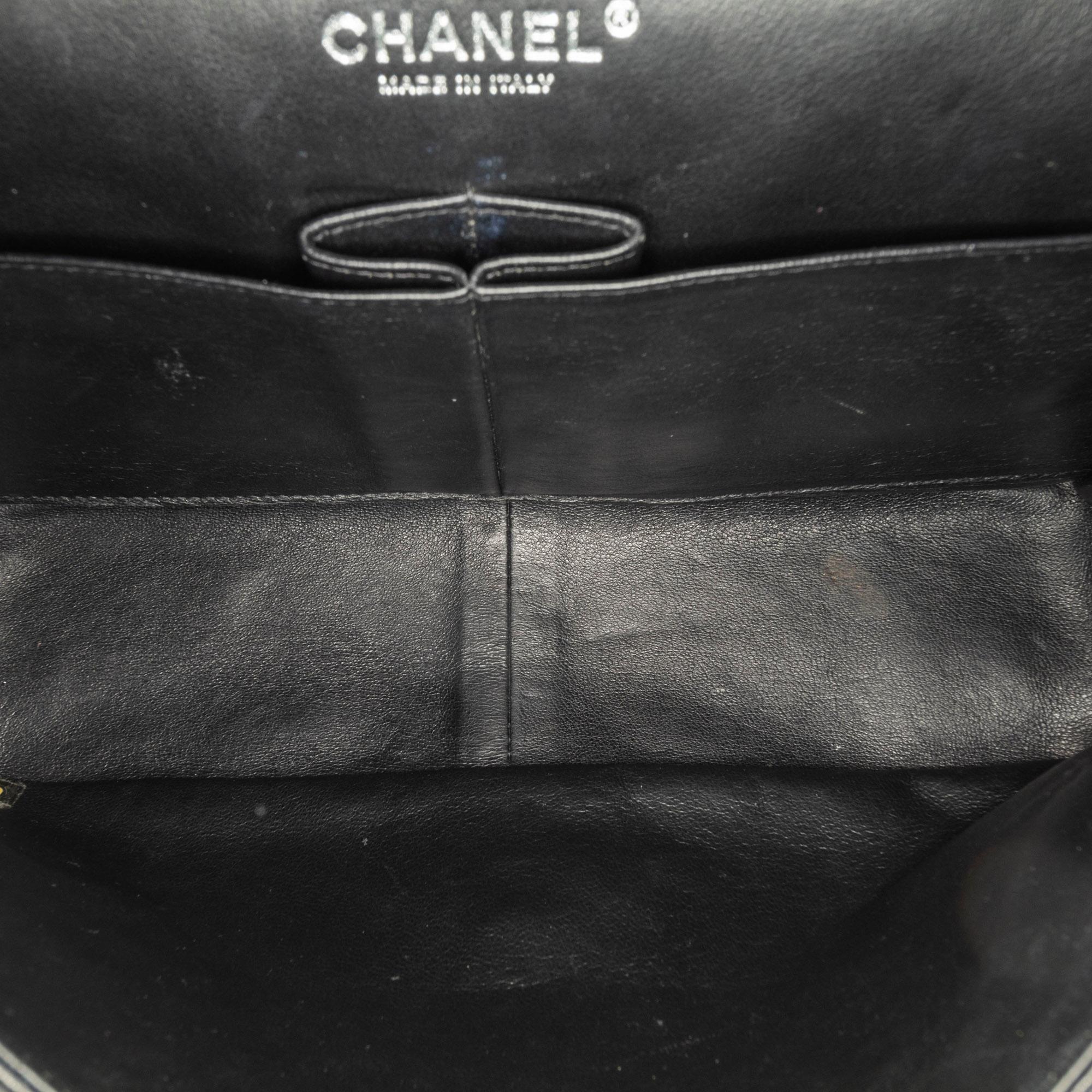 Chanel Jumbo Classic Patent Double Flap