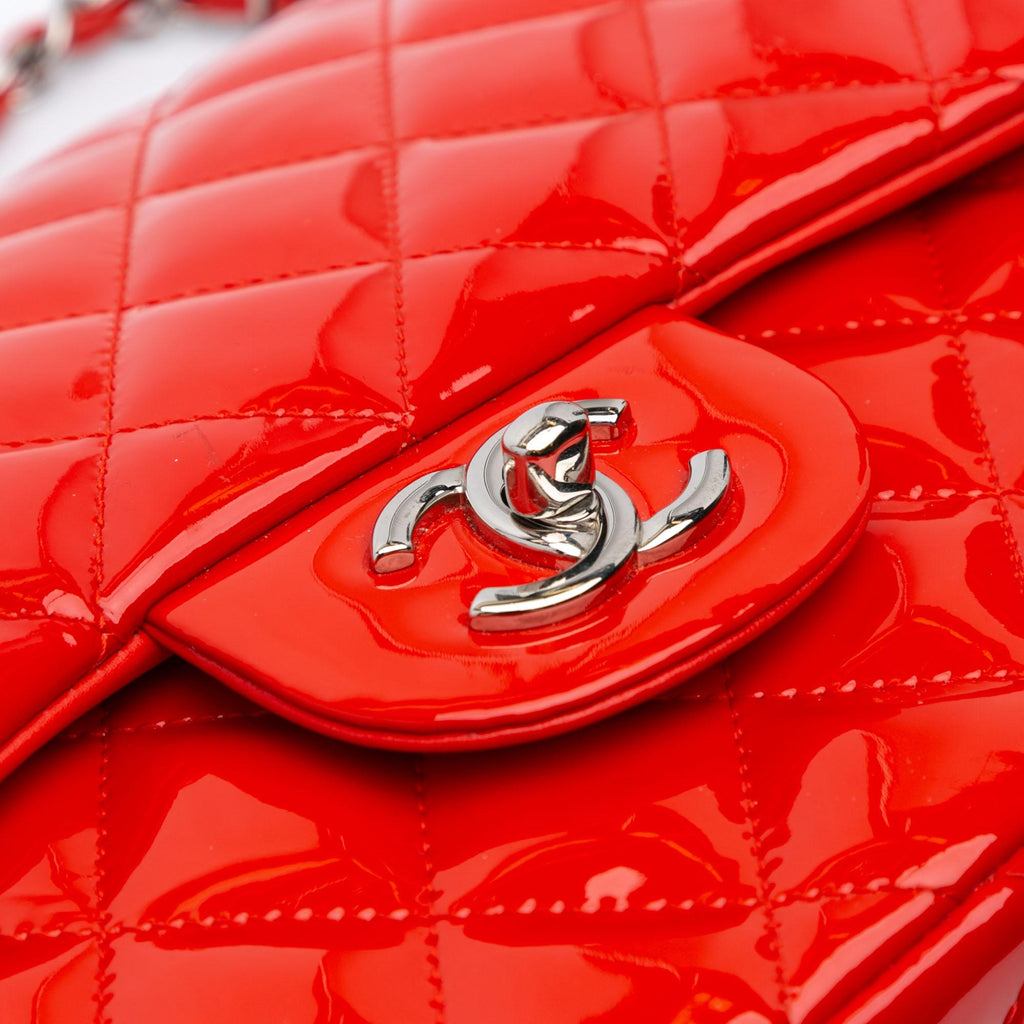 Chanel Jumbo Classic Patent Double Flap