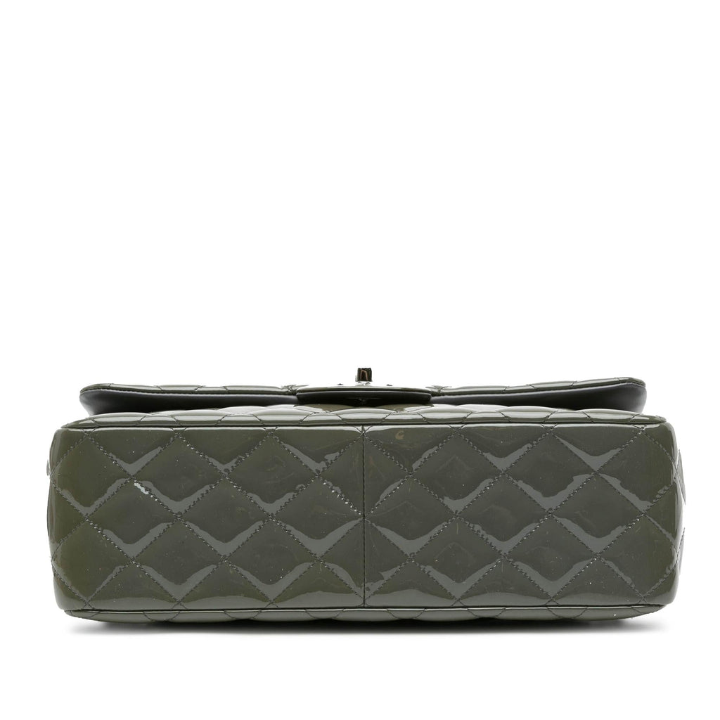 Chanel Jumbo Classic Patent Double Flap
