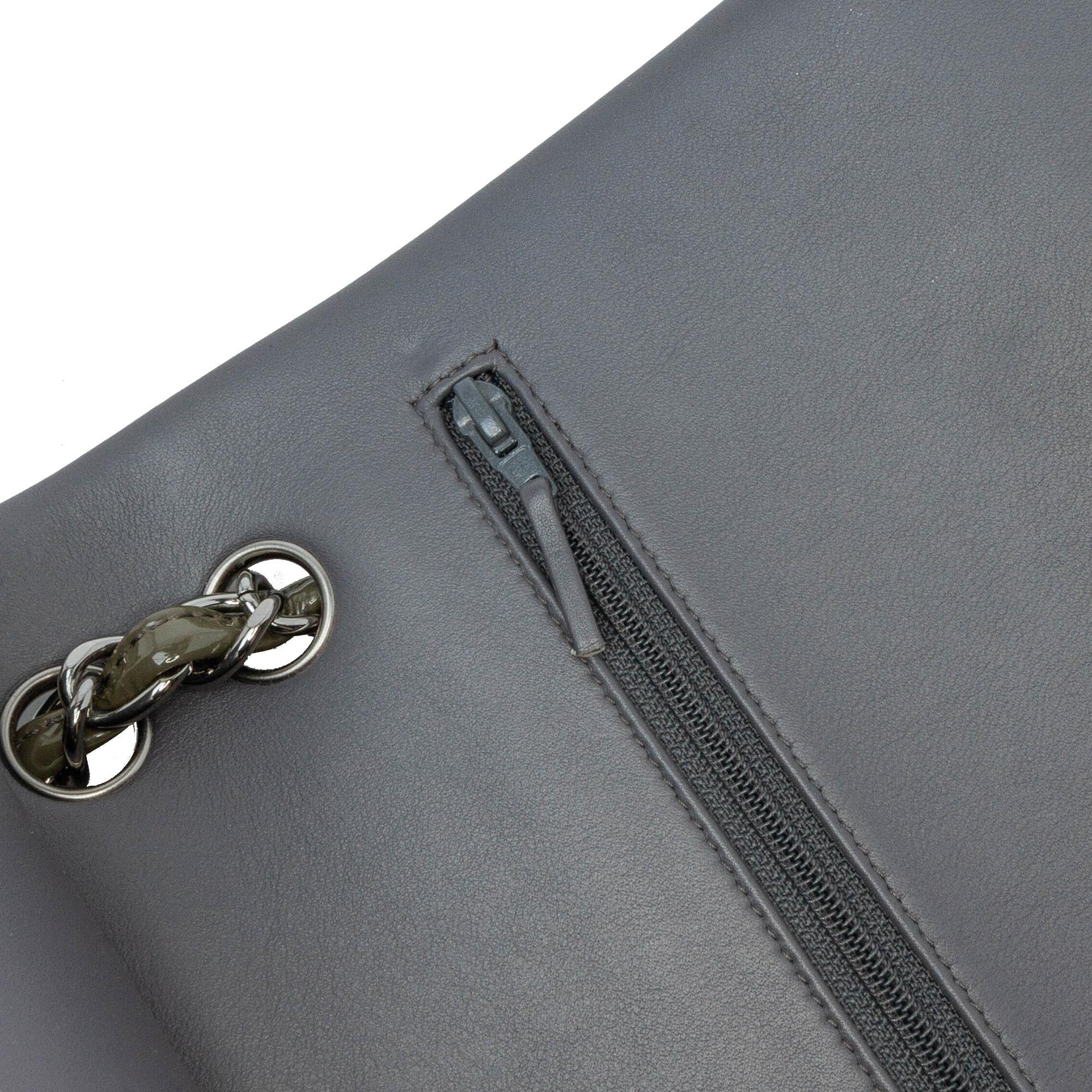 Chanel Jumbo Classic Patent Double Flap