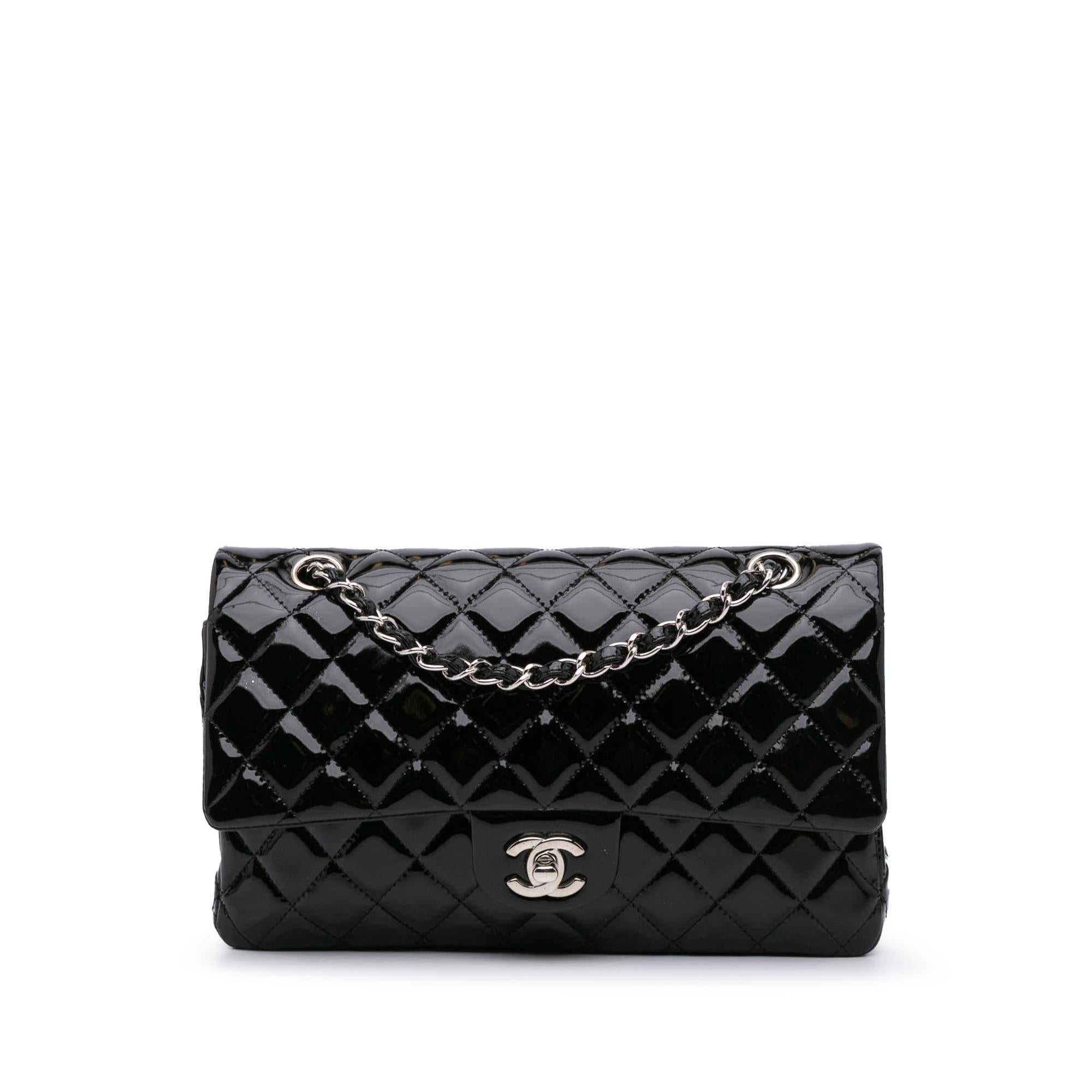 Chanel Jumbo Classic Patent Double Flap